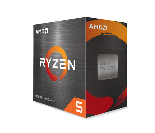 Procesador de escritorio desbloqueado AMD Ryzen 5 5500 de 6 núcleos y 12 subprocesos con Wraith Stealth Cooler
