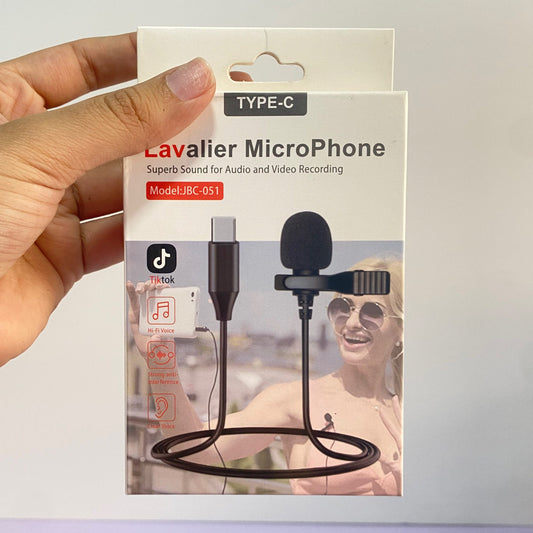 Microfono Lavalier de Cable tipo c