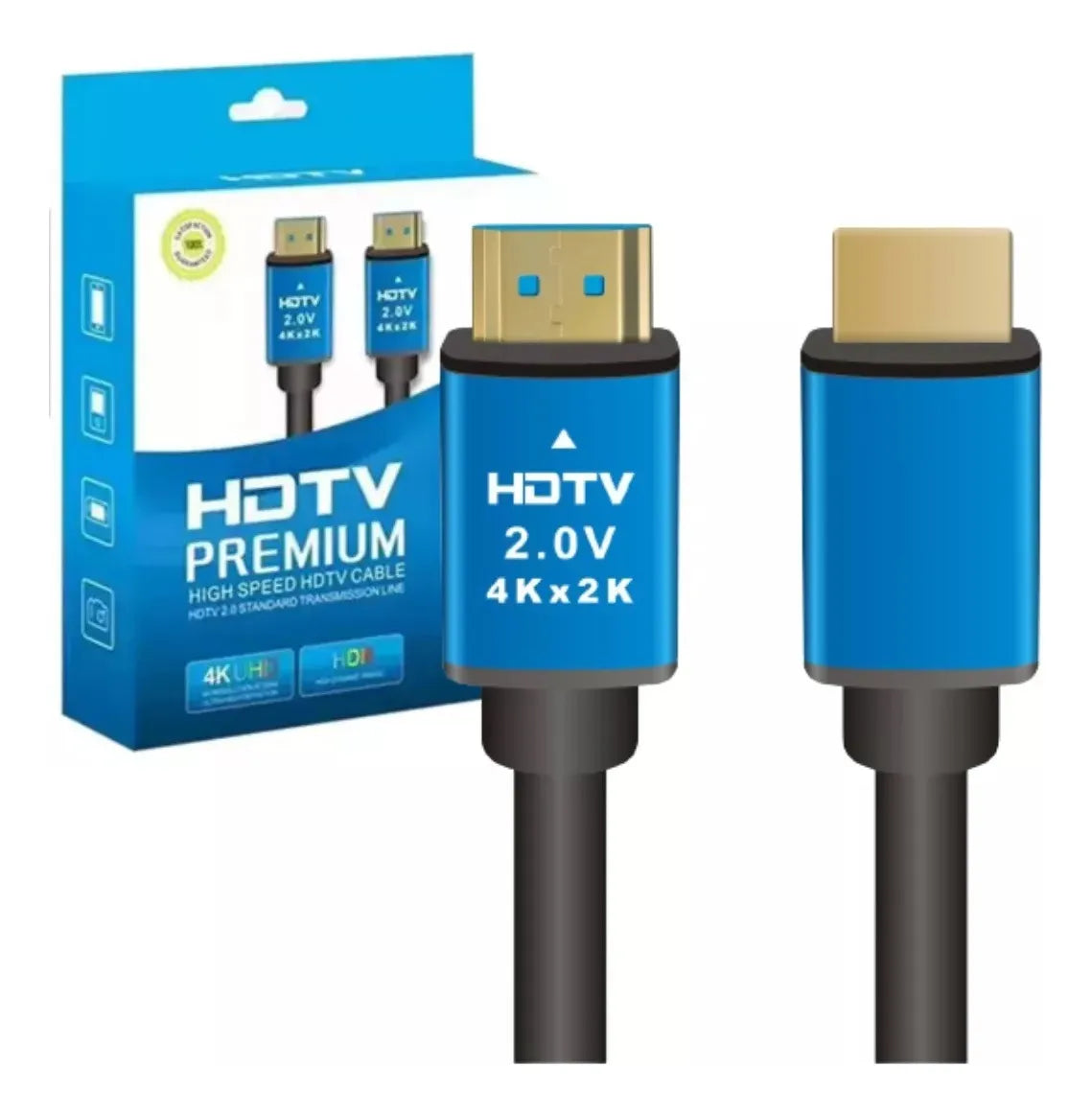 Cable Hdmi 3mt 4k 3d Premium Ultra Hd V2.0