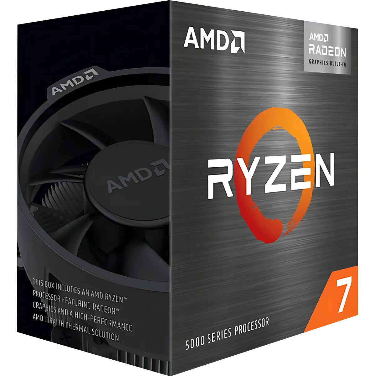Procesador AMD Ryzen 7 5700G de 8 núcleos y 4.6GHz de frecuencia con gráfica integrada