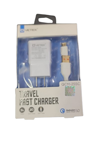 Cargador Vetex 20W QCM-255C Tipo C